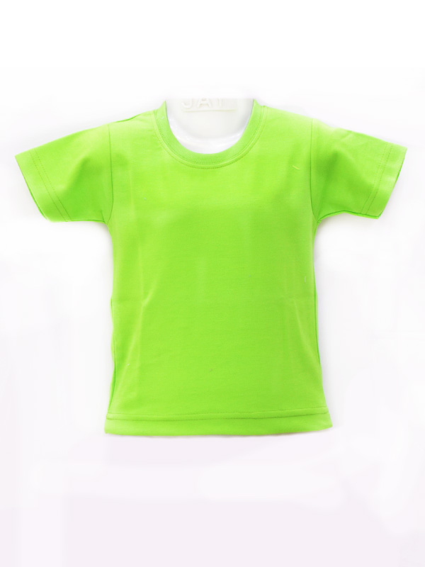 Florescent Green T-Shirt (Plain R-Neck)